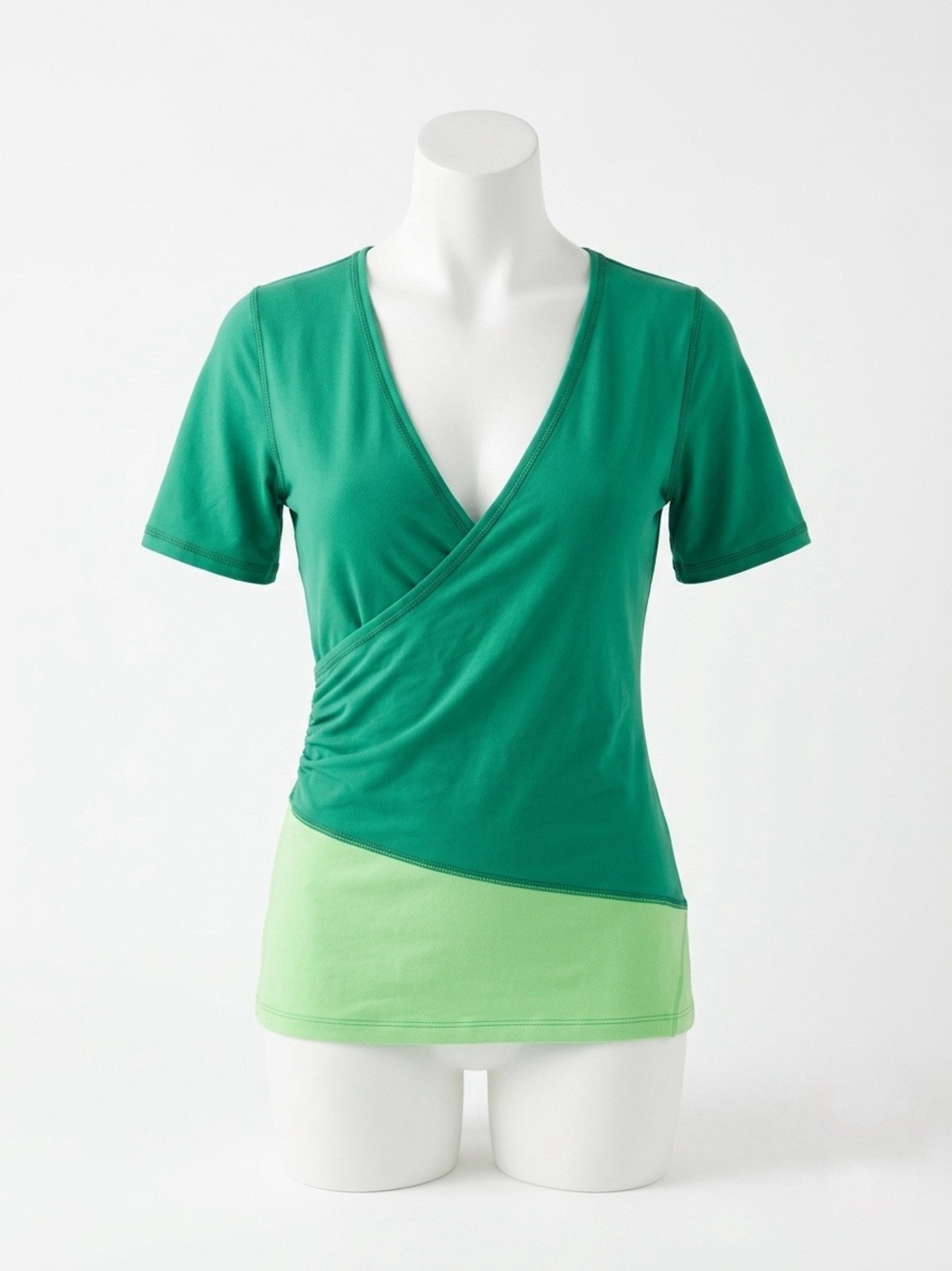 Lululemon Super Rare Vintage Colorblock Wrap Front Top Size 4 Y2K 2000s